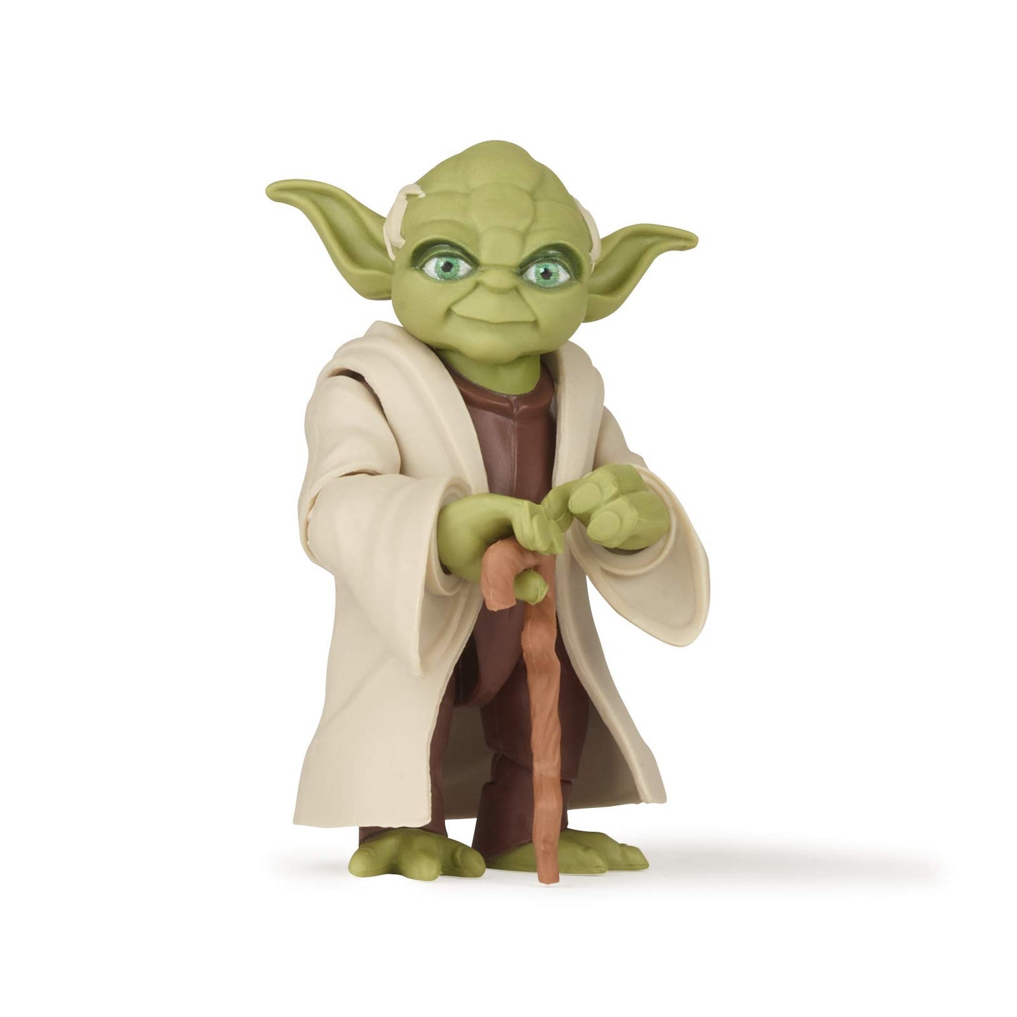 Star Wars Galaxy of Adventures Yoda Toy 5-inch Scale Action Figure with Fun Lightsaber Accessory Feature, Toys for Kids Ages 4 and Up