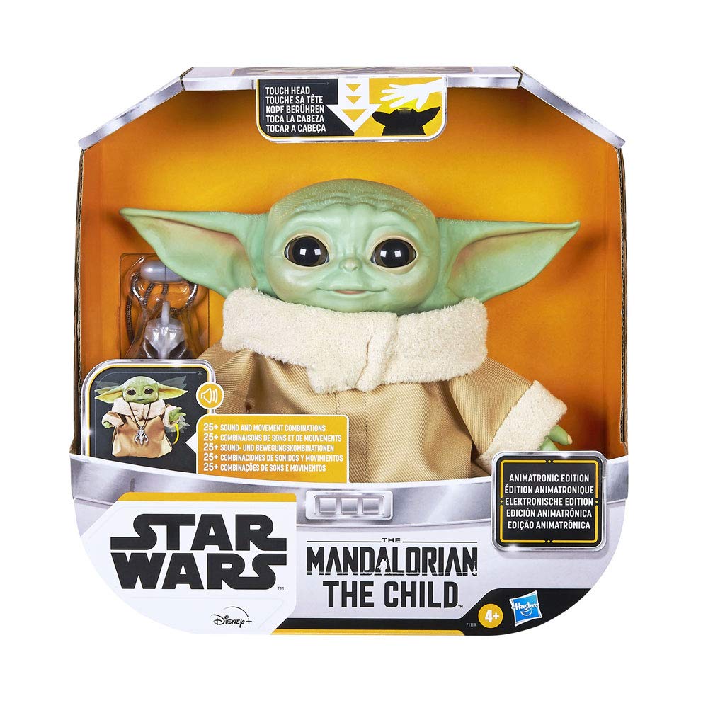 Hasbro Star Wars The Child Animatronic Edition with Over 25 Sound and Motion Combinations, The Mandalorian Toy for Kids Ages 4 and Up, F1119