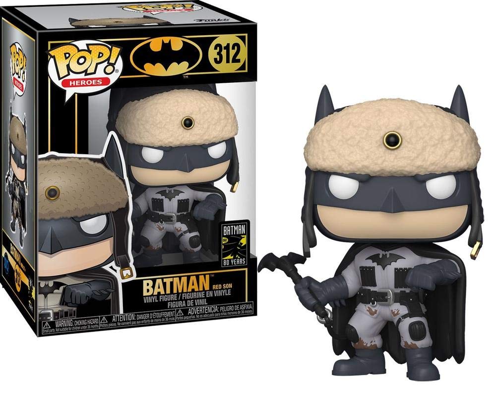 Funko Pop! Heroes: Batman 80th - Red Son Batman (2003) Vinyl Figure