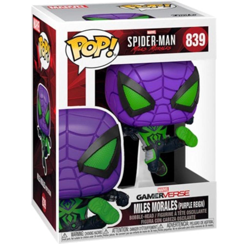 Funko Pop! Games: Miles Morales - Miles Purple Rain Suit