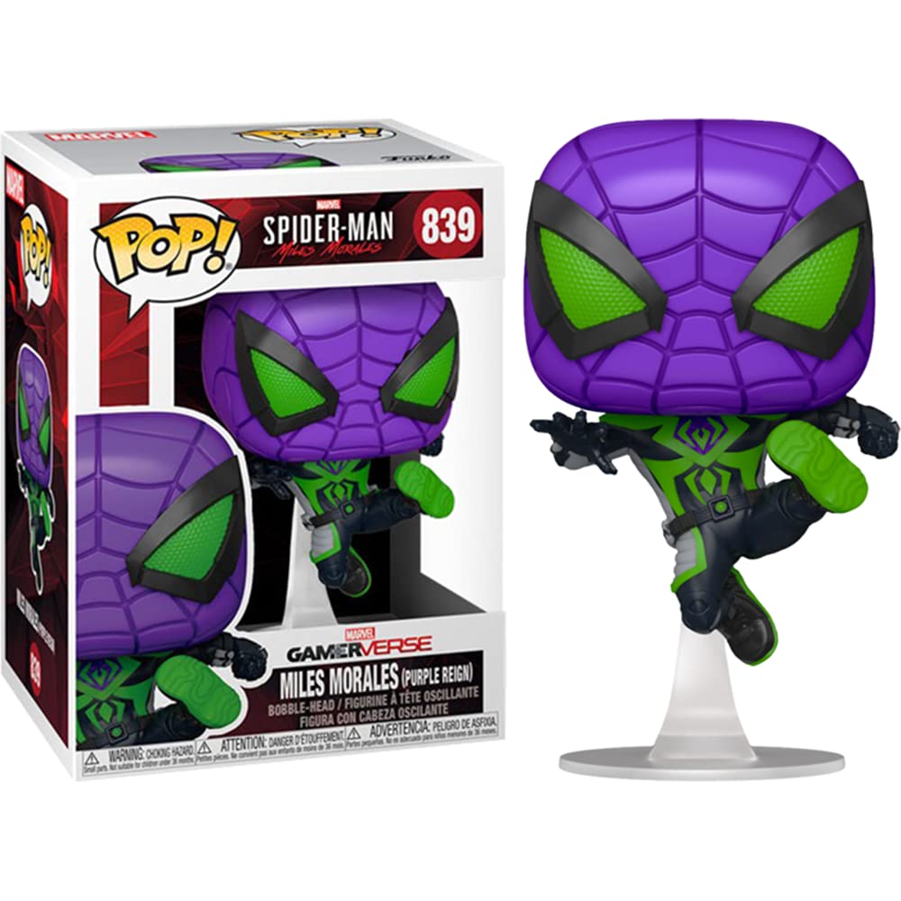 Funko Pop! Games: Miles Morales - Miles Purple Rain Suit