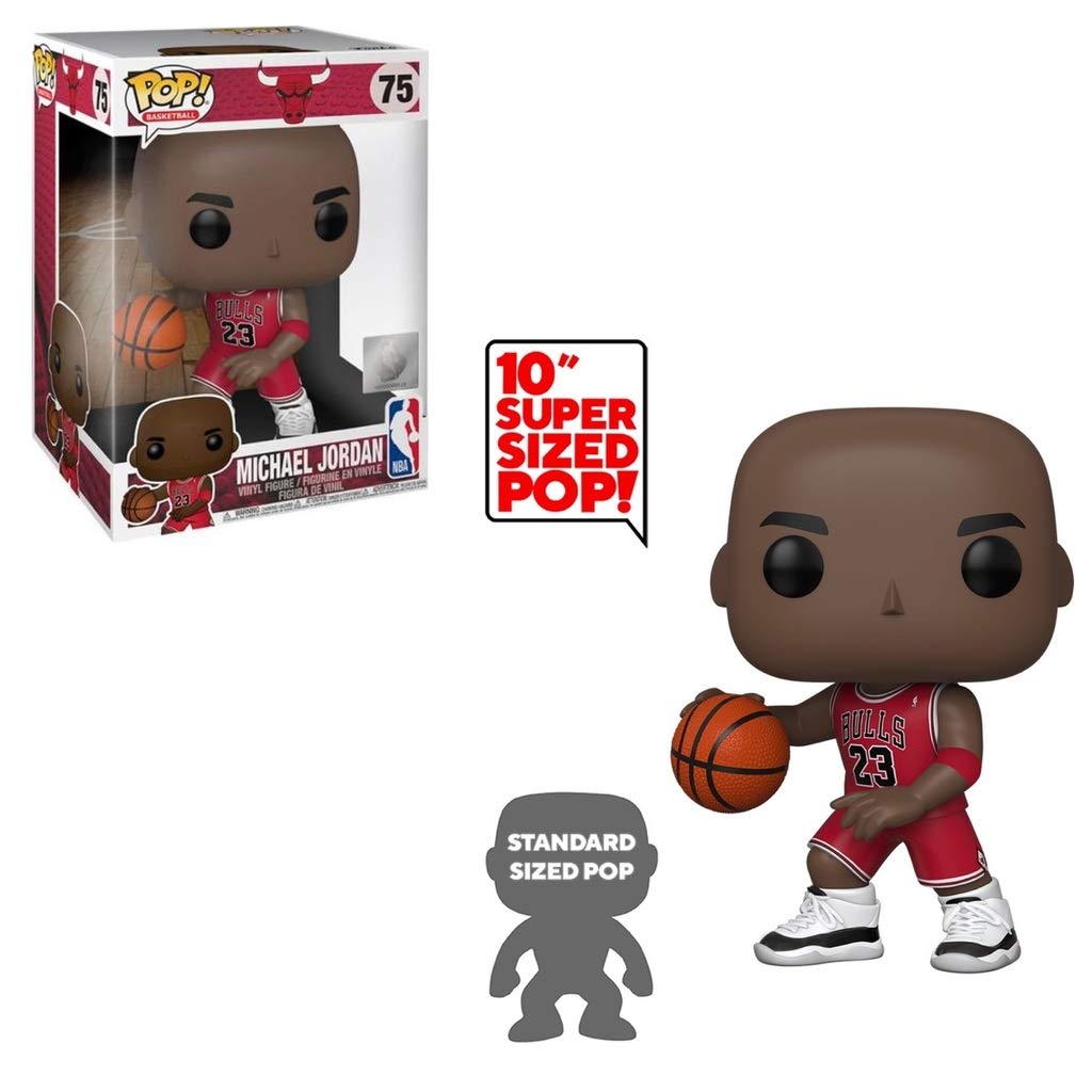 Funko Pop! NBA: Bulls - 10" Michael Jordan (Red Jersey)