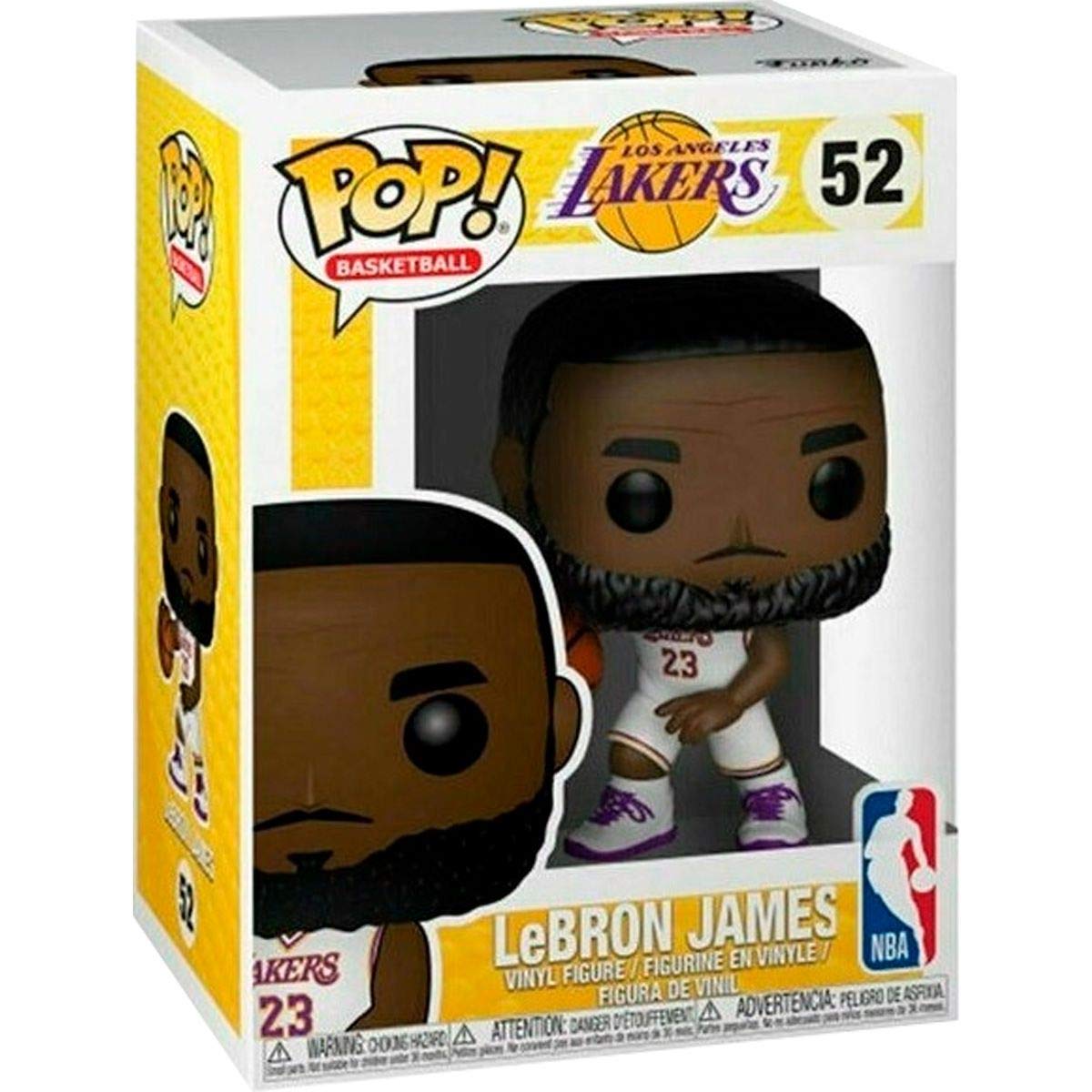 FUNKO POP! NBA: Lakers - Lebron James (White Uniform)