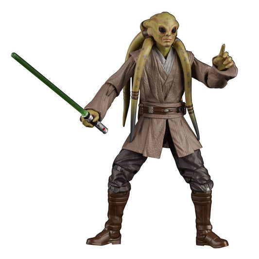 Star Wars The Black Series Kit Fisto Toy 6-inch Scale Star Wars: The Clone Wars Collectible Action Figure, Toys for Kids Ages 4 and Up