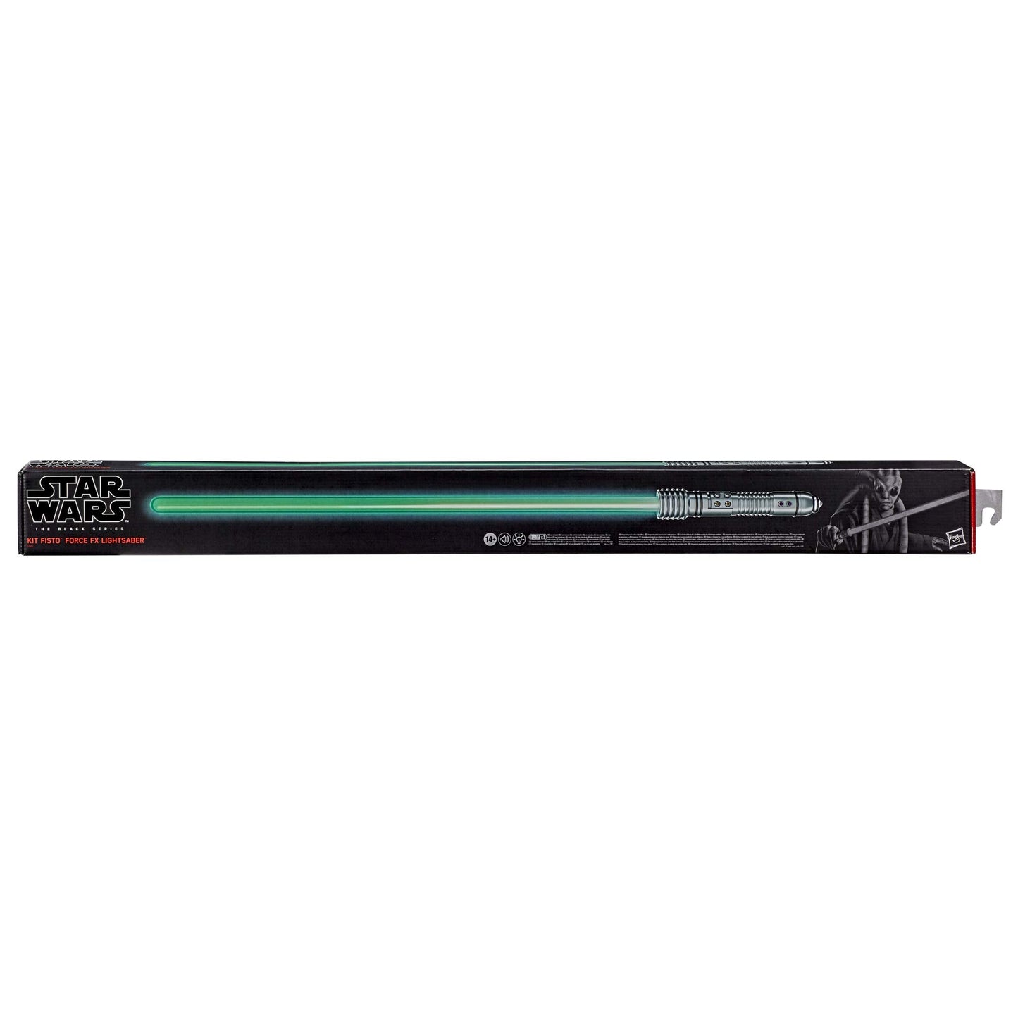 Star Wars The Black Series Kit Fisto Force FX Lightsaber with LEDs and Sound Effects, Collectible Roleplay Item with Removable Blade