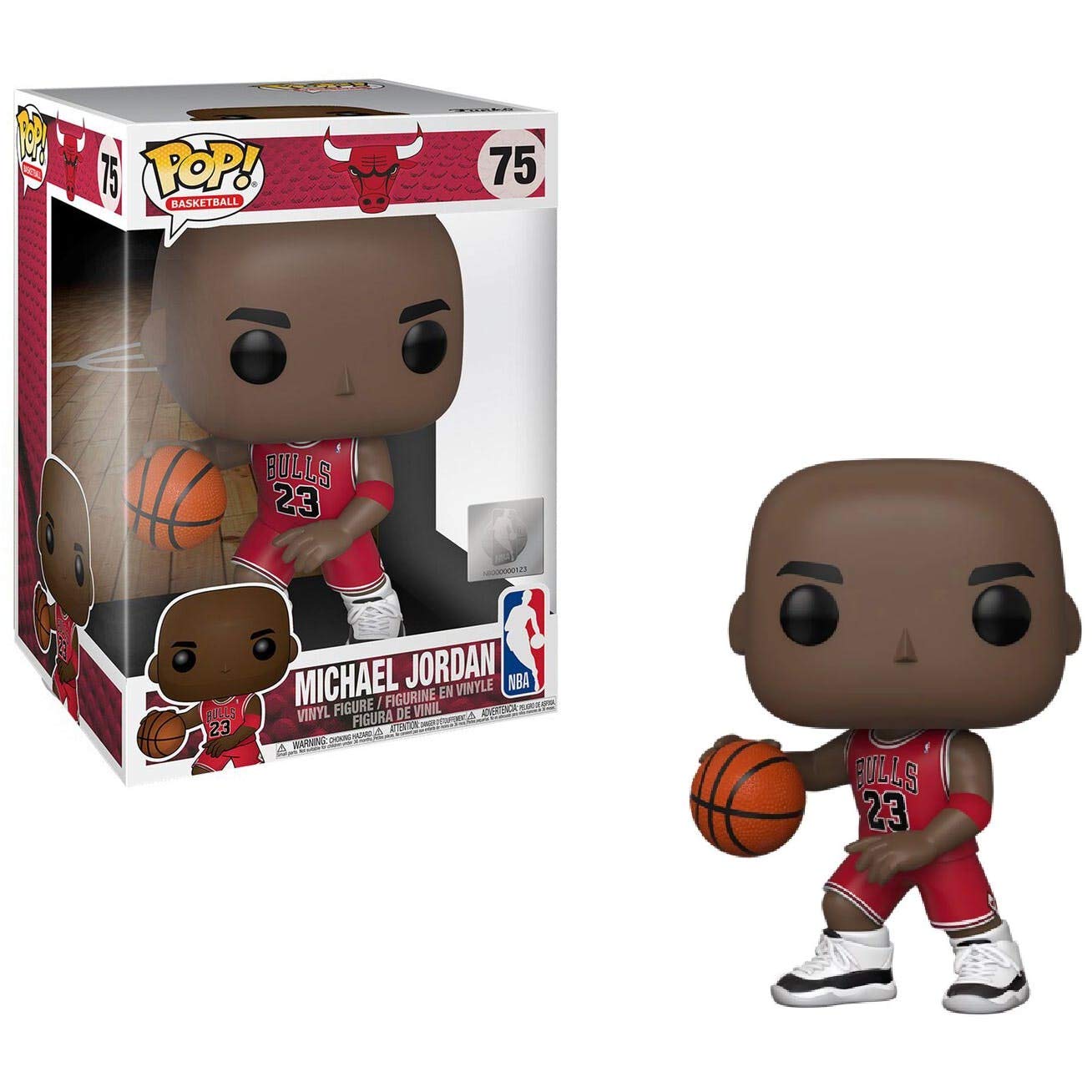 Funko Pop! NBA: Bulls - 10" Michael Jordan (Red Jersey)