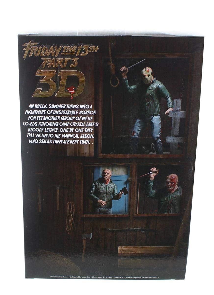 NECA Friday The 13th Scale Ultimate Part 3 Jason Action Figure, 7"