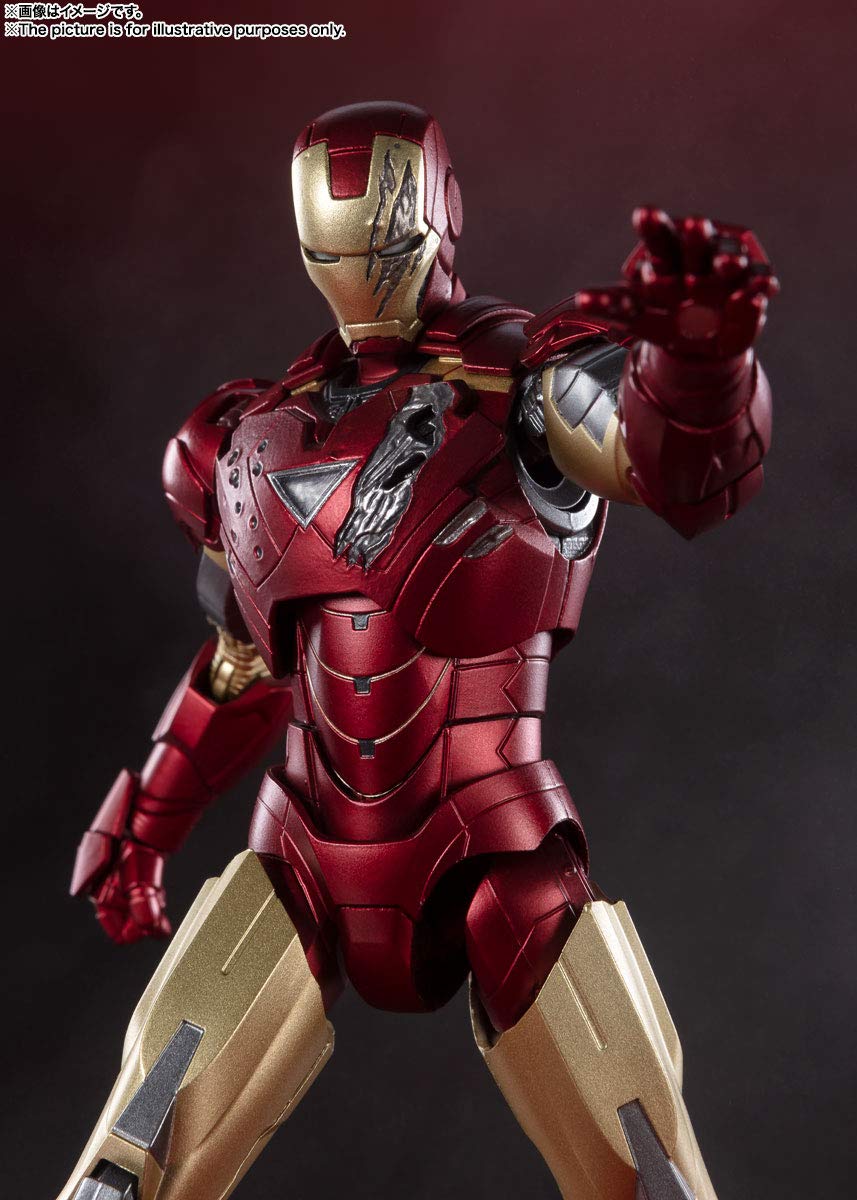 Tamashii Nations - Iron Man Mark 6 -<Battle of New York> Edition Avengers, Bandai Spirits S.H.Figuarts Action Figure