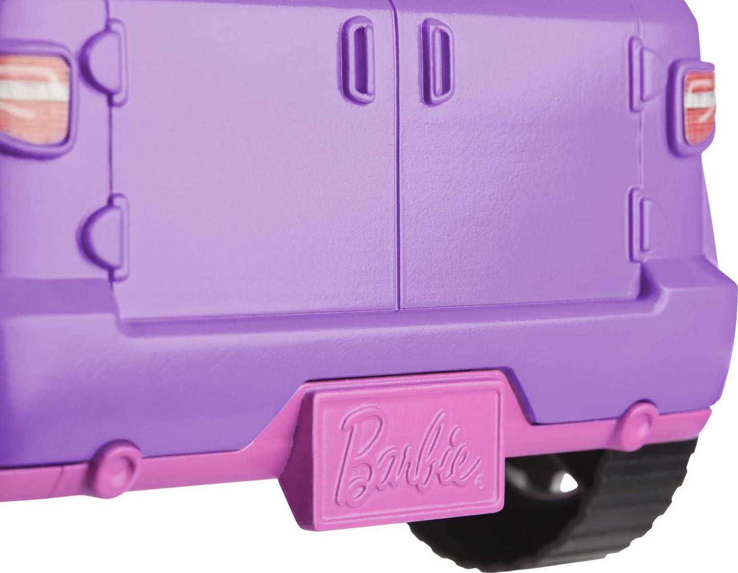 Barbie Off-Road Vehicle, Purple with Pink Seats and Rolling Wheels, 2 Seats, Gift for 3 to 7 Year Olds