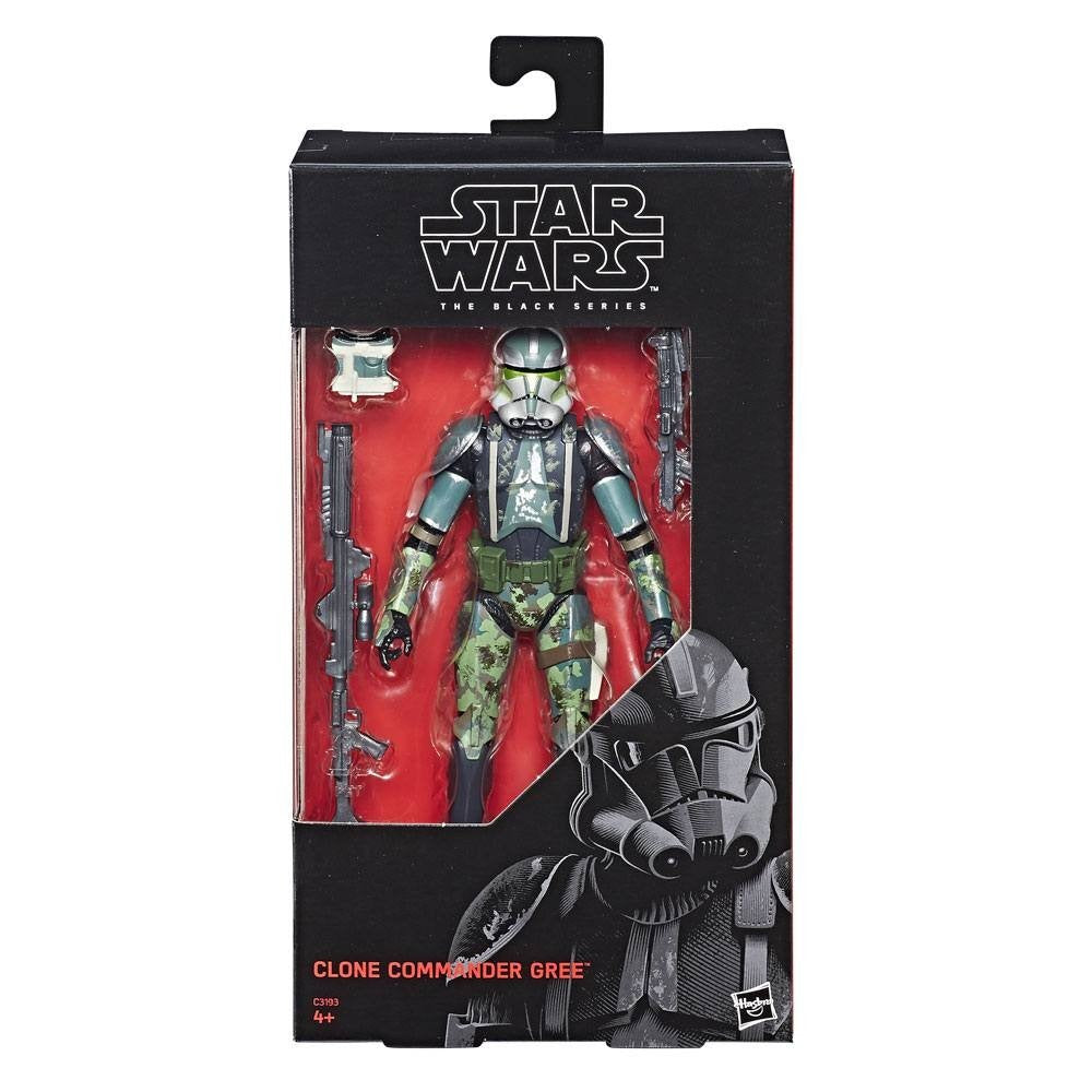 Star Wars Episode III Black Series Action Figure Clone Commander Gree 2017 Exclu