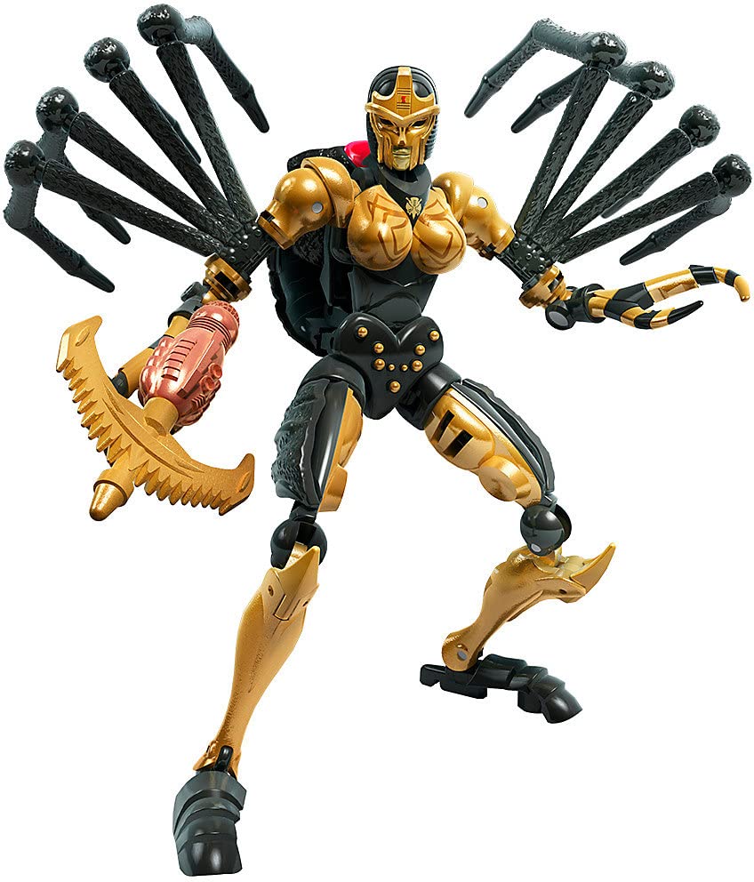 Transformers Toys Generations War for Cybertron: Kingdom Deluxe WFC-K5 Blackarachnia Action Figure - Kids Ages 8 and Up, 5.5-inch