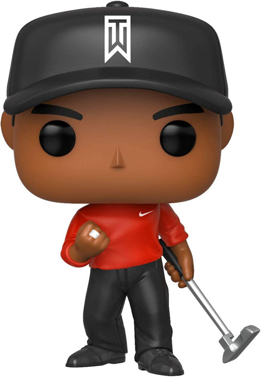 Funko Pop! Golf #01 Tiger Woods Vinyl Figure (Red Shirt)