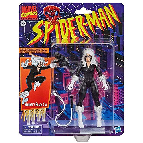 Hasbro Marvel Legends Series 6-inch Collectible Marvel’s Black Cat Action Figure Toy Vintage Collection