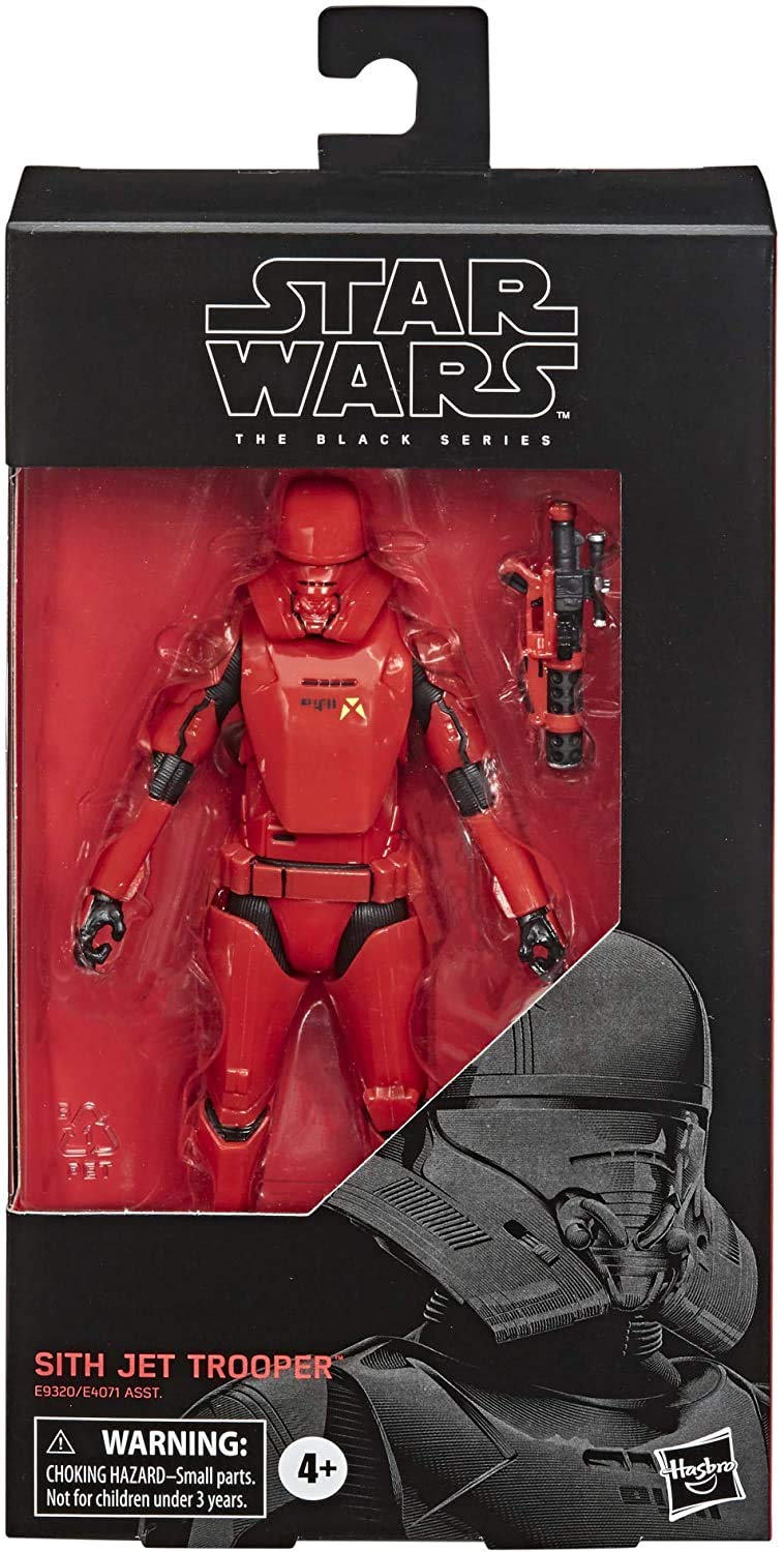 Star Wars The Black Series Sith Jet Trooper Toy 6-inch Scale Star Wars: The Rise of Skywalker Collectible Action Figure, Kids Ages 4 and Up