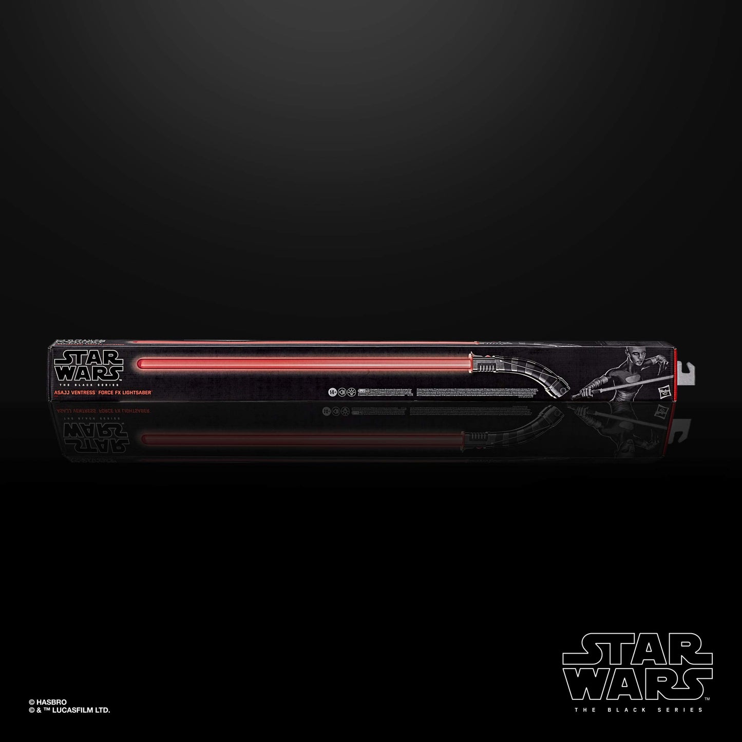 Star Wars The Black Series Asajj Ventress Force FX Lightsaber with LEDs and Sound Effects, Collectible Roleplay Item for Ages 14 and Up