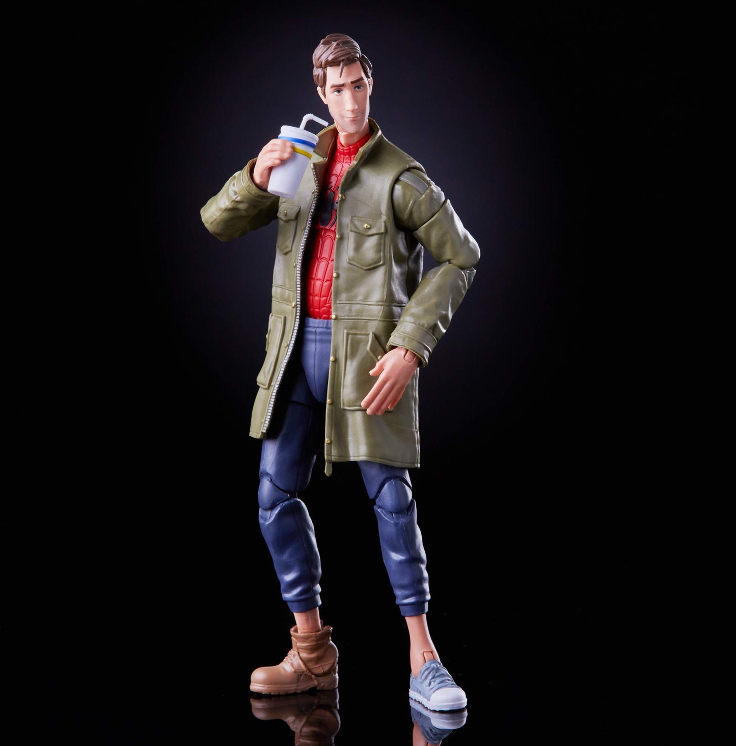 Spider-Man Hasbro Marvel Legends Series Into The Spider-Verse Peter B. Parker 6-inch Collectible Action Figure Toy for Kids Age 4 and Up