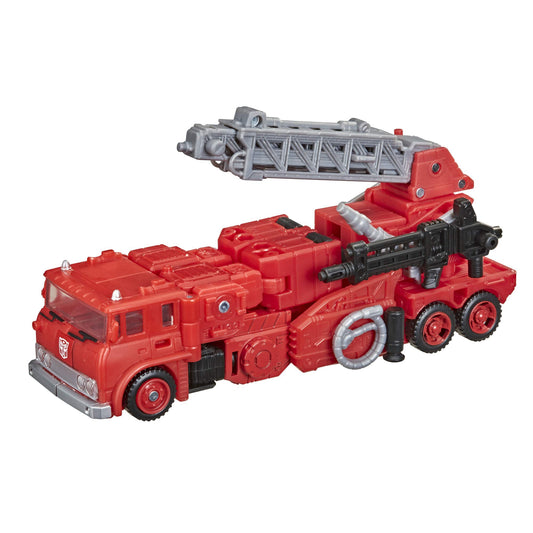 Transformers Toys Generations War for Cybertron: Kingdom Voyager WFC-K19 Inferno Action Figure - Kids Ages 8 and Up, 7-inch