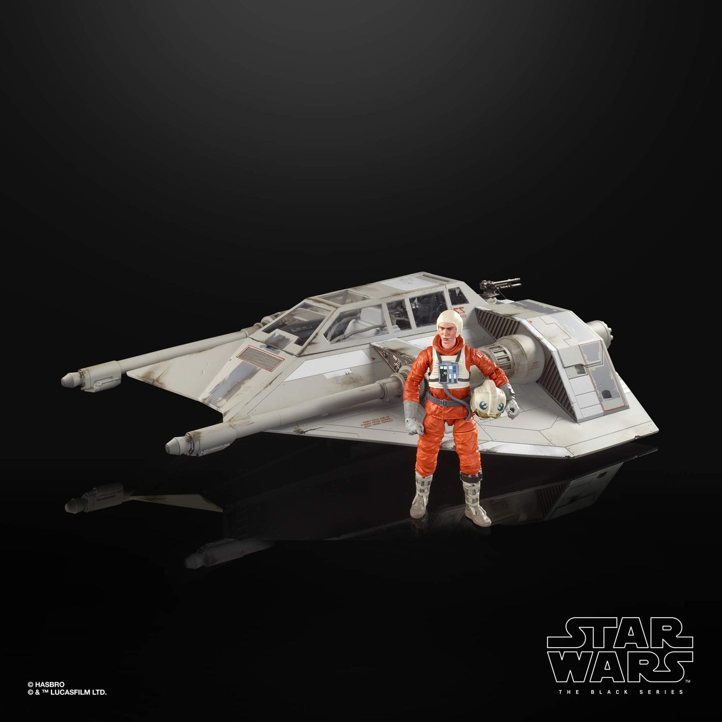 Star Wars The Black Series Snowspeeder Vehicle with Dak Ralter Figure 6 Inch Scale Star Wars: The Empire Strikes Back Collectible Toys