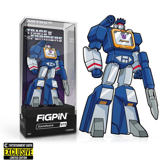Transformers G1 Soundwave FiGPiN Classic Enamel Pin - Entertainment Earth Exclusive