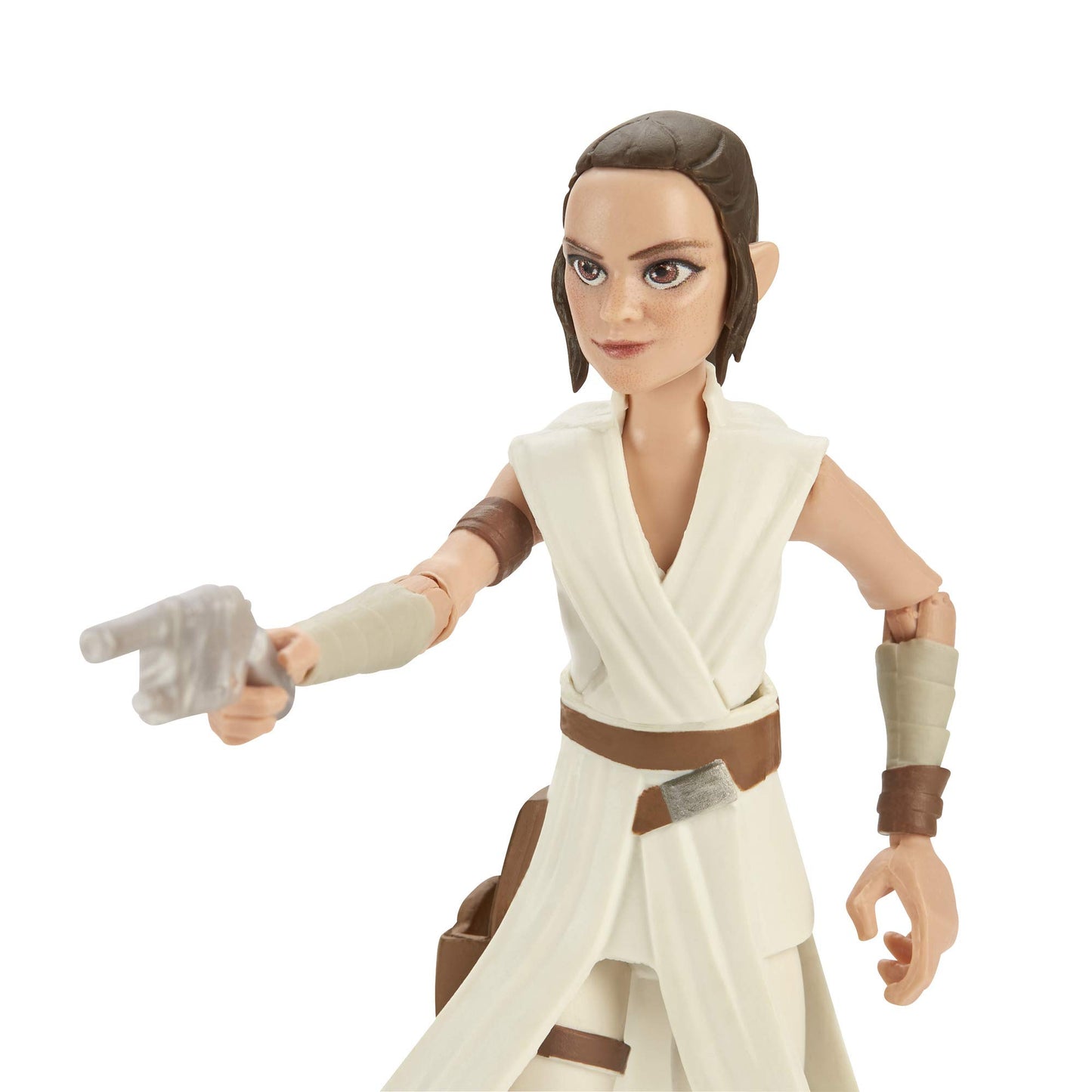 Hasbro Star Wars Galaxy of Adventures Star Wars: The Rise of Skywalker Rey 5-Inch-Scale Action Figure Toy with Fun Lightsaber Action Move