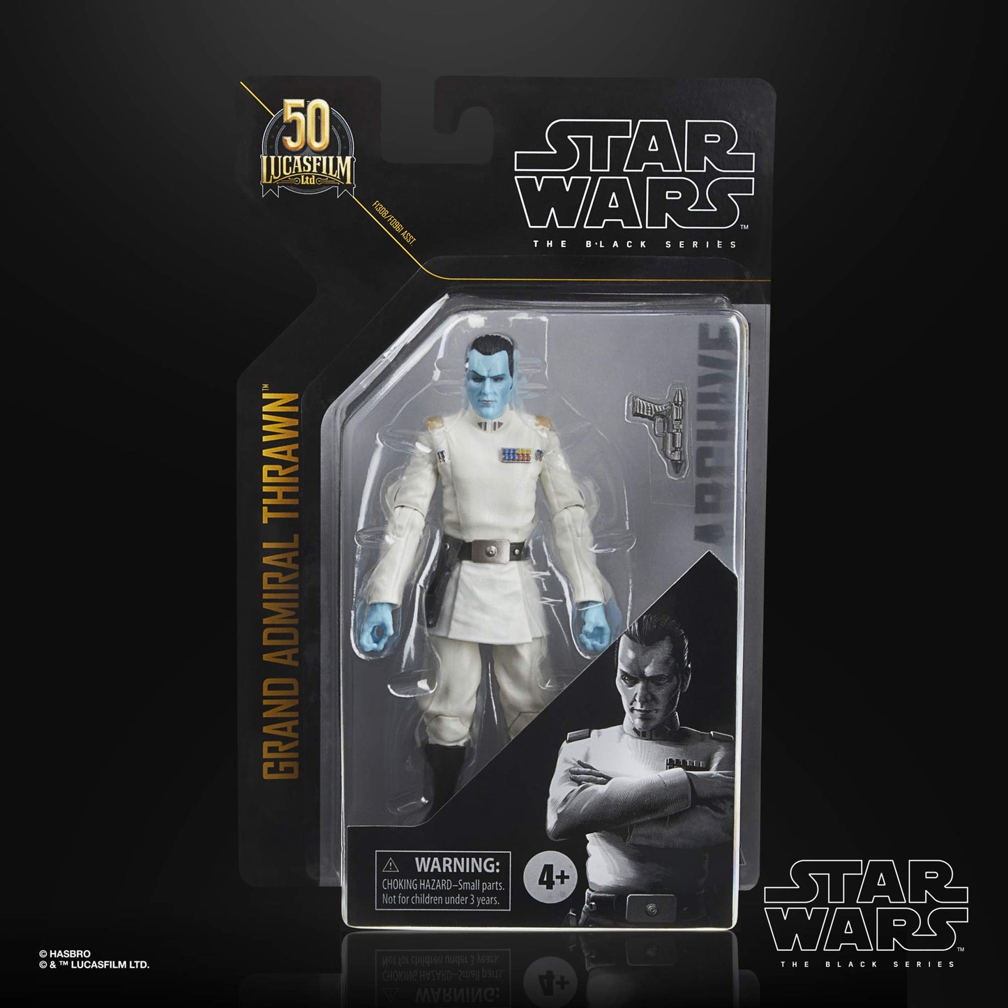 Star Wars The Black Series Archive Grand Admiral Thrawn Toy 6-Inch-Scale Star Wars Rebels Collectible Figure, Toys Kids Ages 4 and Up