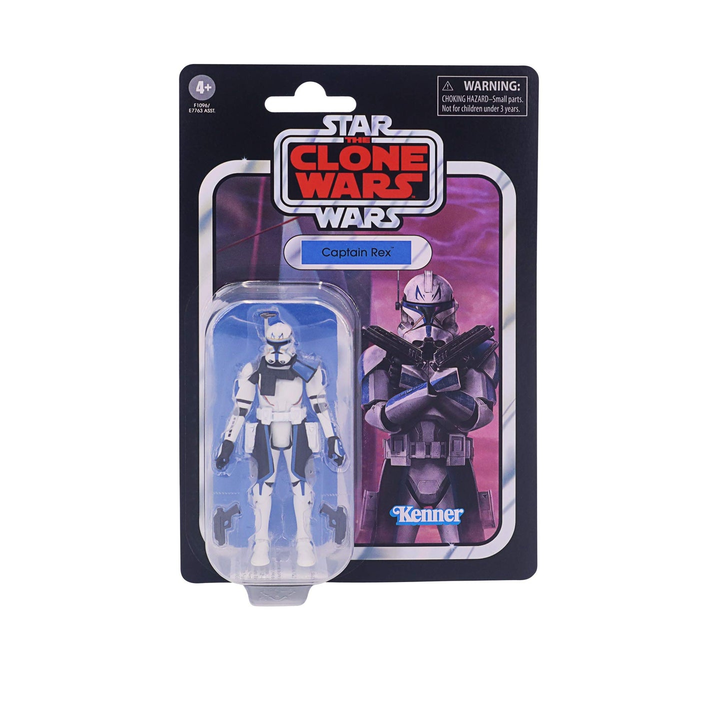 Star Wars The Vintage Collection Captain Rex Toy, 3.75-Inch-Scale Star Wars: The Clone Wars Action Figure, Toys for Kids Ages 4 and Up