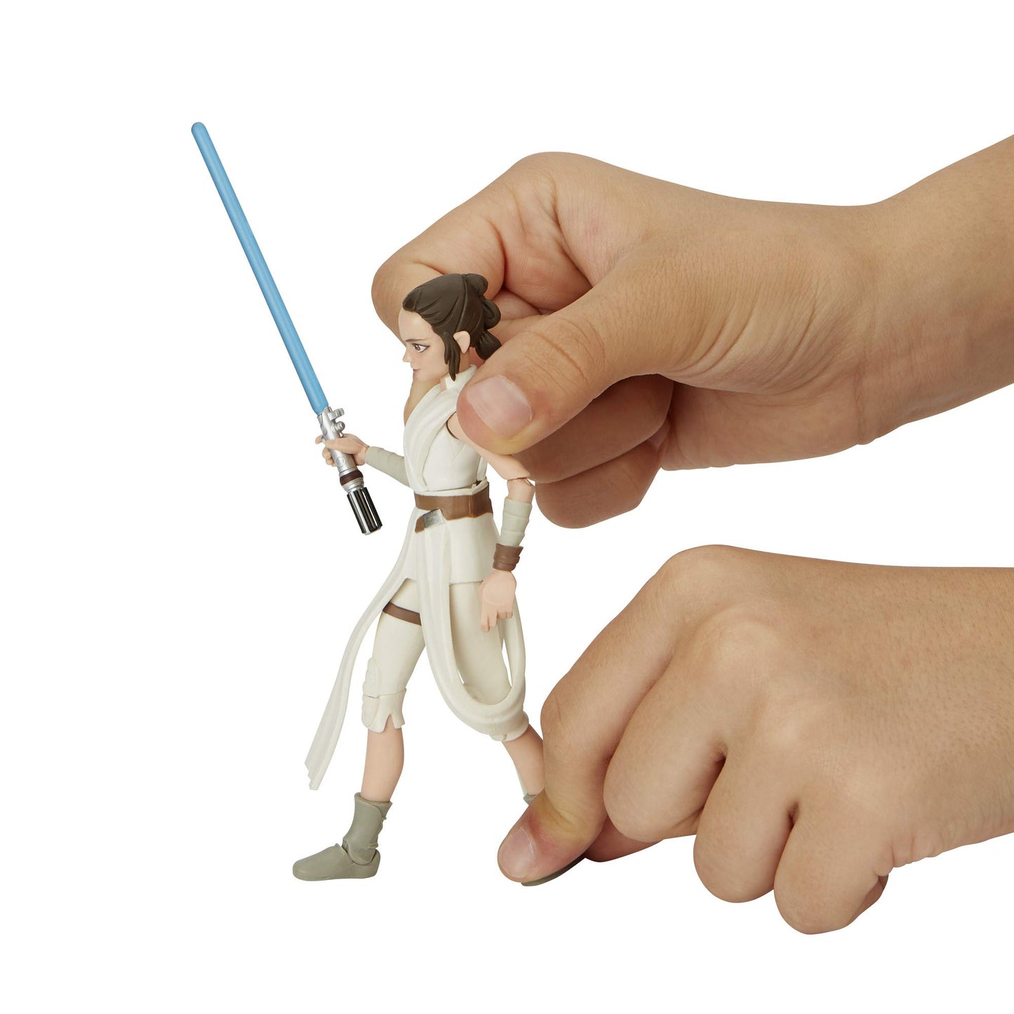 Hasbro Star Wars Galaxy of Adventures Star Wars: The Rise of Skywalker Rey 5-Inch-Scale Action Figure Toy with Fun Lightsaber Action Move