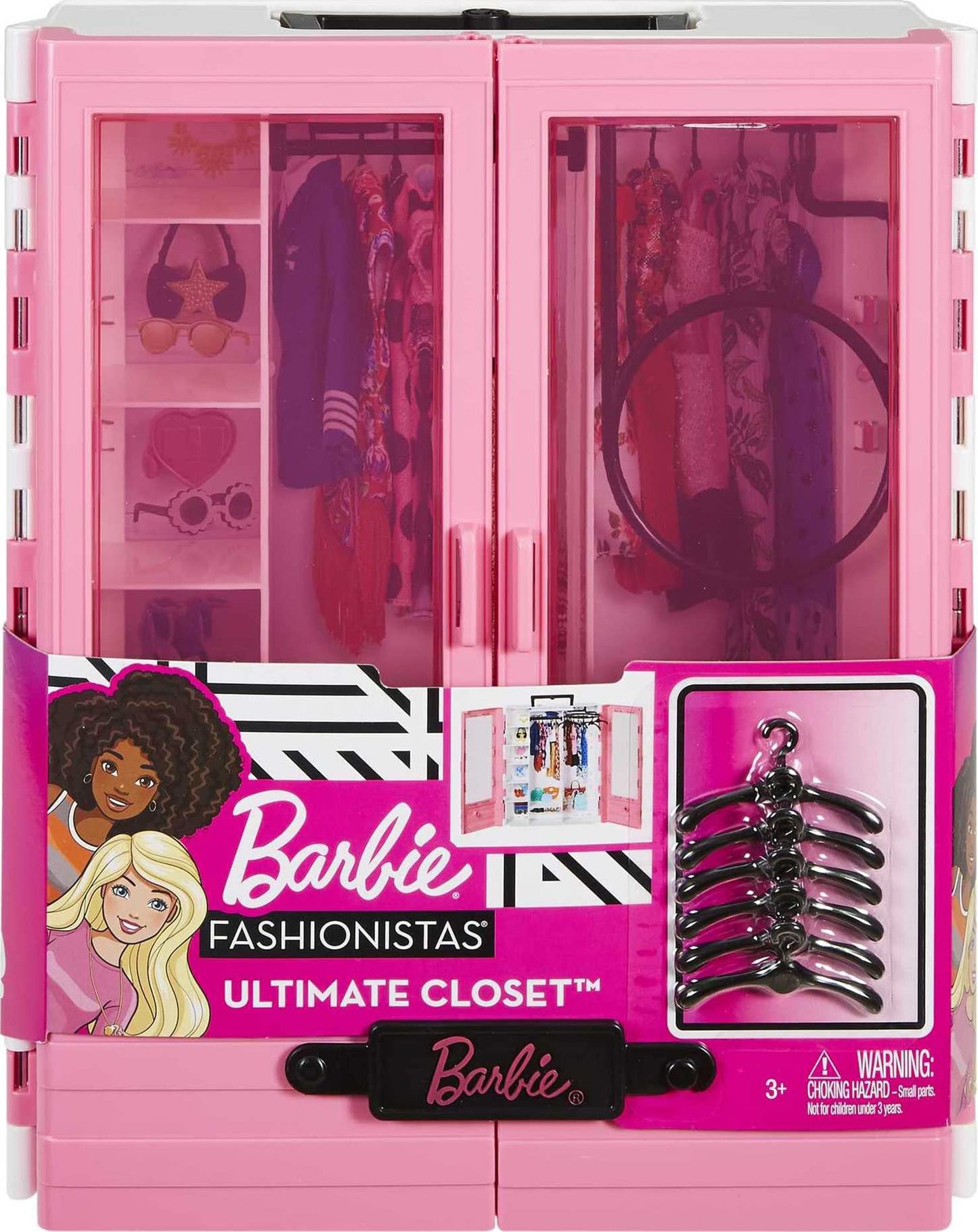 Barbie Fashionistas Ultimate Closet Portable Fashion Toy for 3 to 8 Year Olds (Clothes & Accessories Not Included)