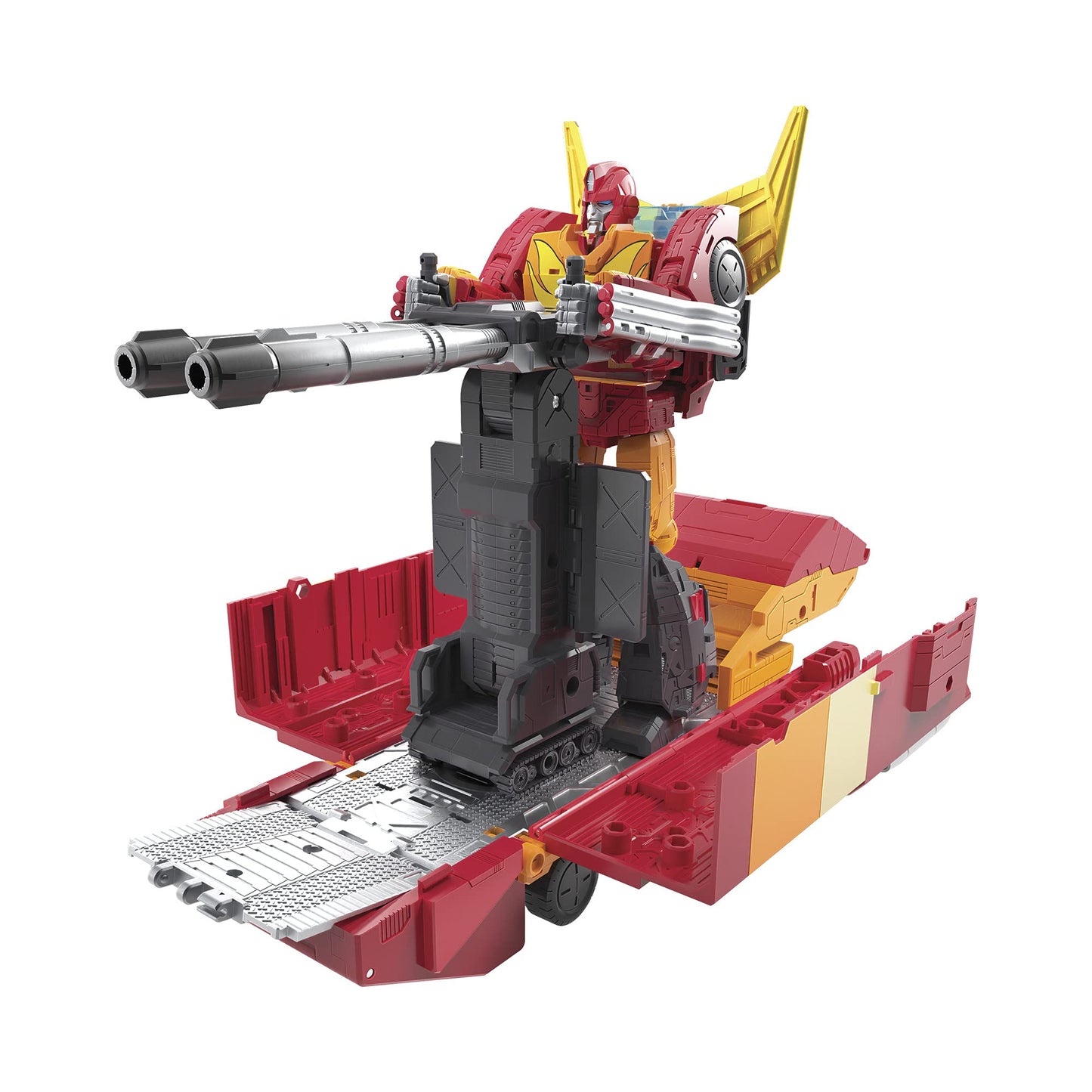 Hasbro Transformers Toys Generations War for Cybertron: Kingdom Commander WFC-K29 Rodimus Prime with Trailer Action Figure, Kids Ages 8 and Up, 7.5-inch F1153