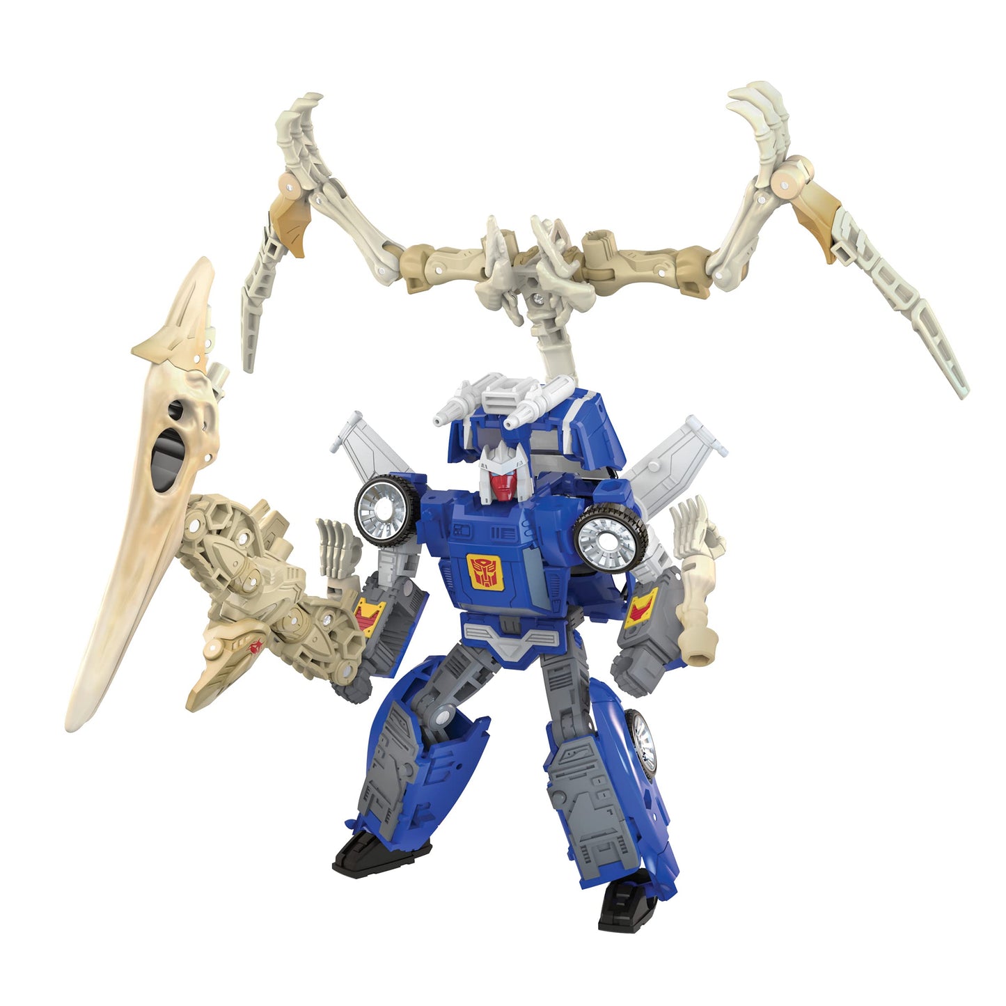 Transformers Toys Generations War for Cybertron: Kingdom Deluxe WFC-K25 Wingfinger Fossilizer Action Figure - Kids Ages 8 and Up, 5.5-inch