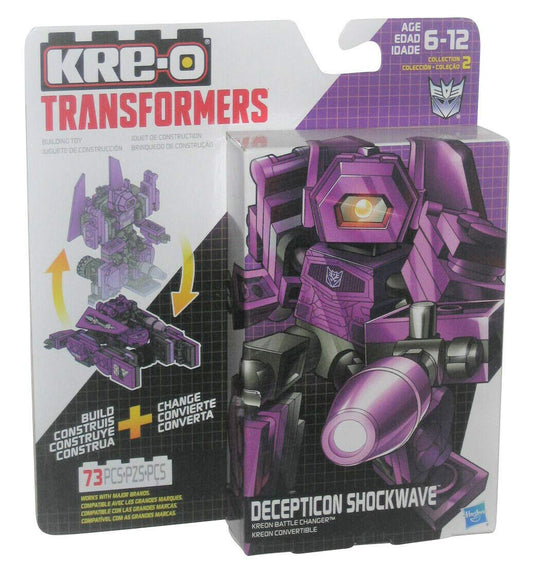 Transformers Kre-O Decepticon Shockwave Kreon Battle Changer 73 Pieces