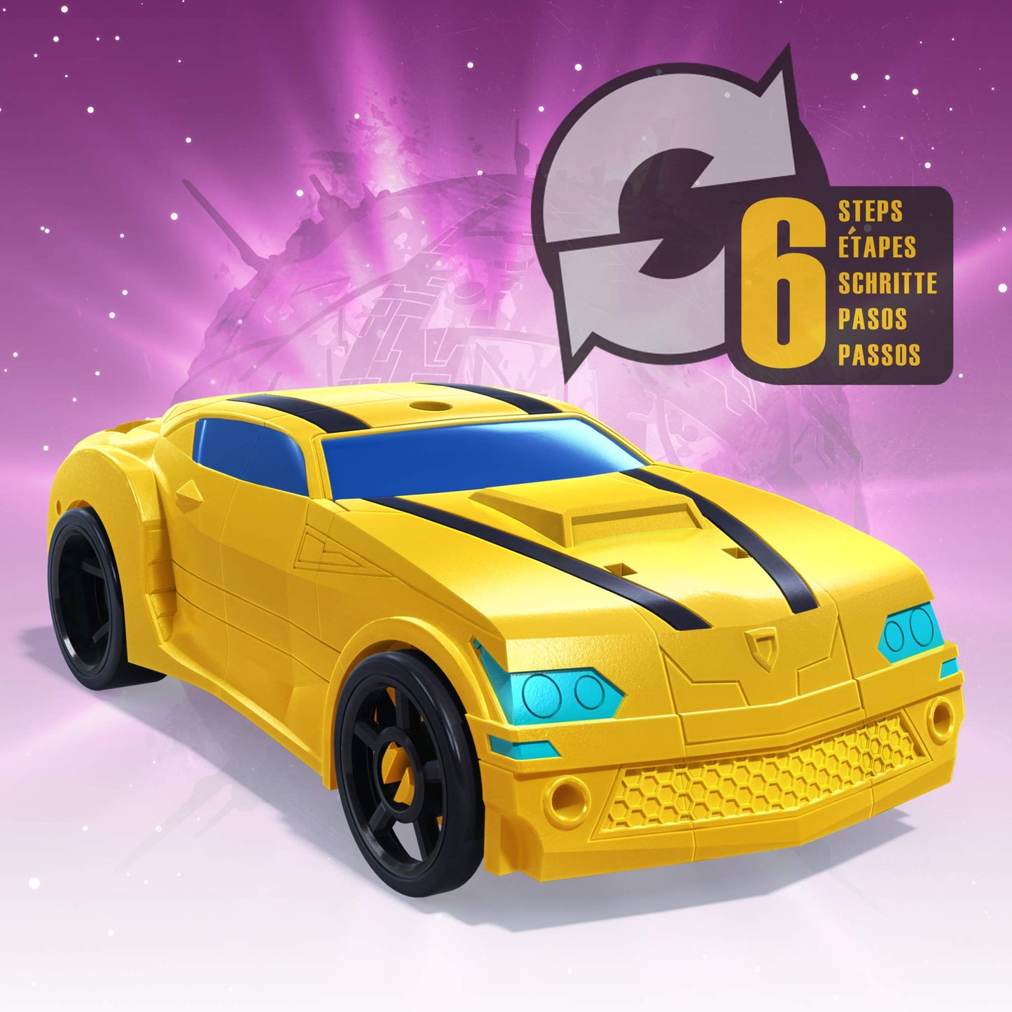 Transformers Bumblebee Cyberverse Adventures Battle Call Trooper Class Bumblebee, Voice Activated Energon Power Lights, Ages 6 and Up, 5.5-inch