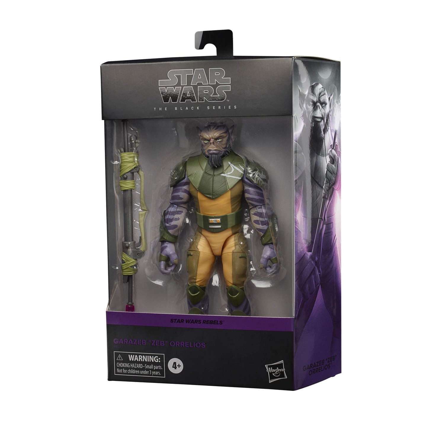 Star Wars The Black Series Garazeb "Zeb" Orrelios Toy 6-Inch-Scale Star Wars Rebels Collectible Deluxe Action Figure, Kids Ages 4 and Up