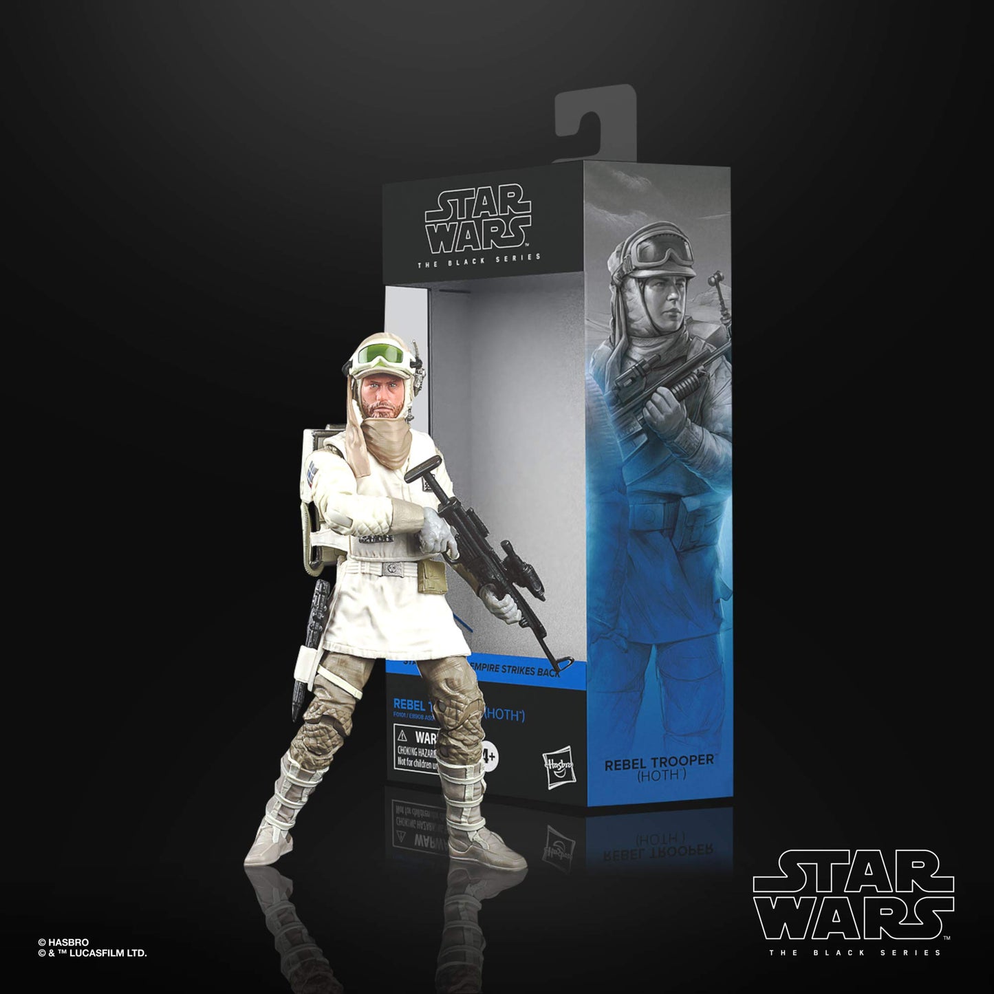 Star Wars The Black Series Rebel Trooper (Hoth) Toy 6-Inch Scale Star Wars: The Empire Strikes Back Collectible Figure, Kids Ages 4 and Up