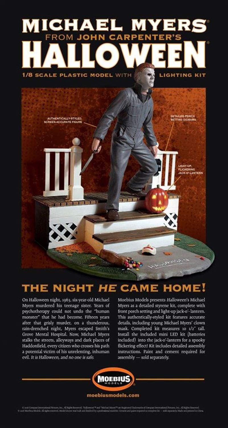 Halloween Michael Myers Plastic Model Kit Moebius