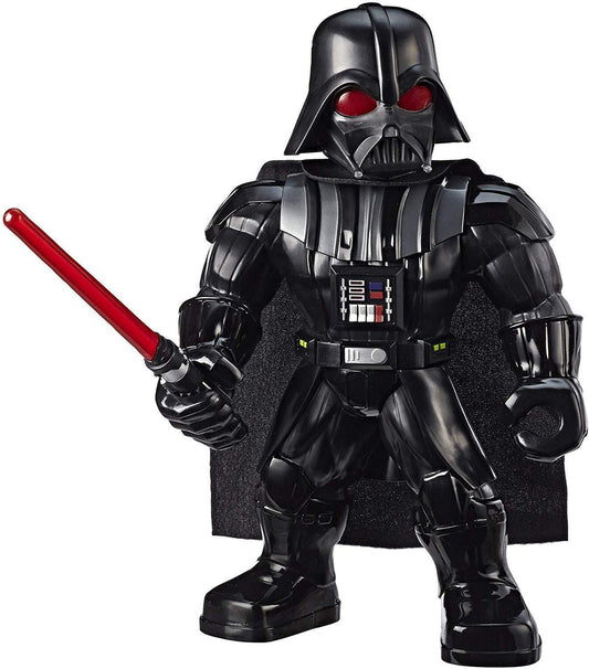 Star Wars Galactic Heroes Mega Mighties Darth Vader 10-Inch Action Figure with Lightsaber Accessory, Toys for Kids Ages 3 and Up