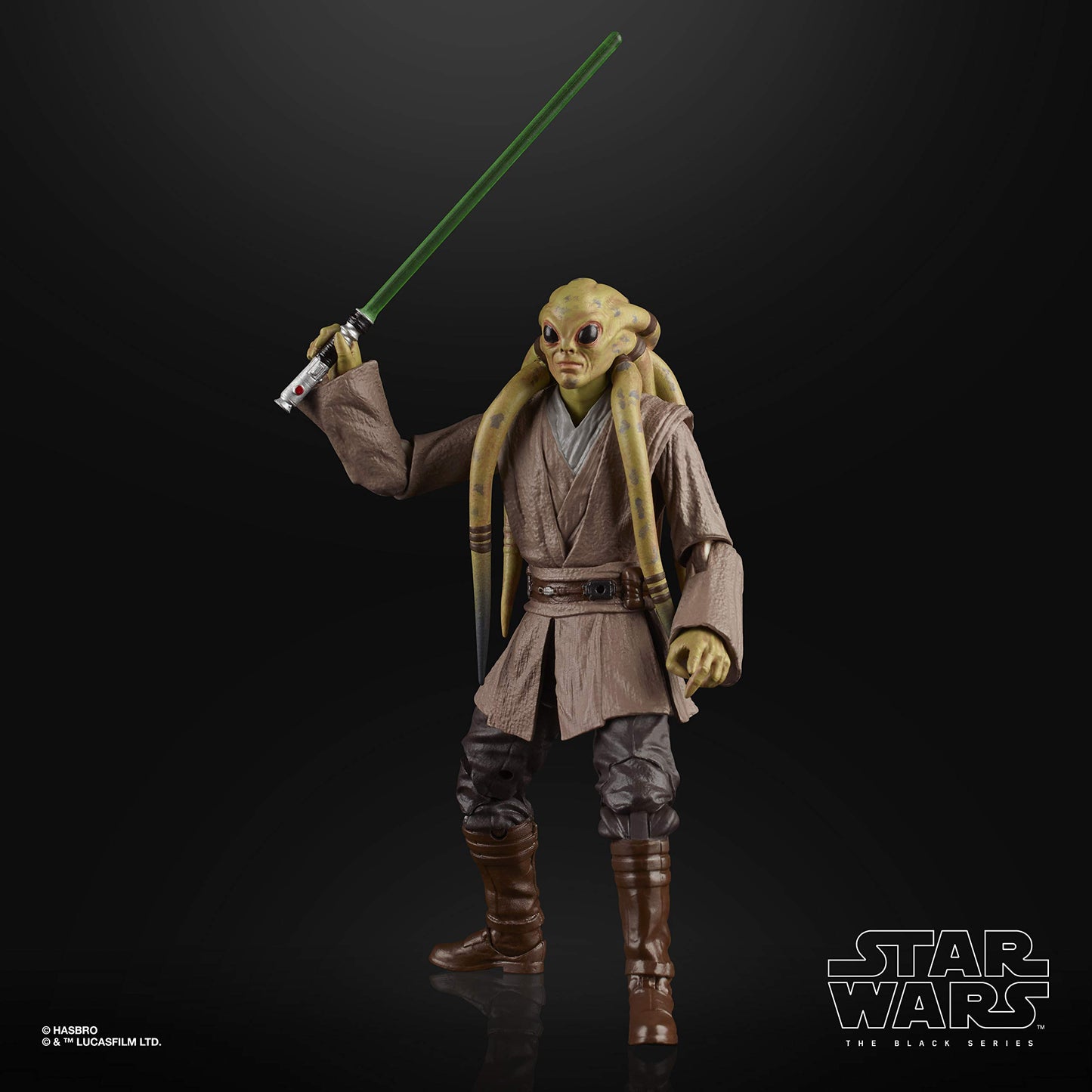 Star Wars The Black Series Kit Fisto Toy 6-inch Scale Star Wars: The Clone Wars Collectible Action Figure, Toys for Kids Ages 4 and Up