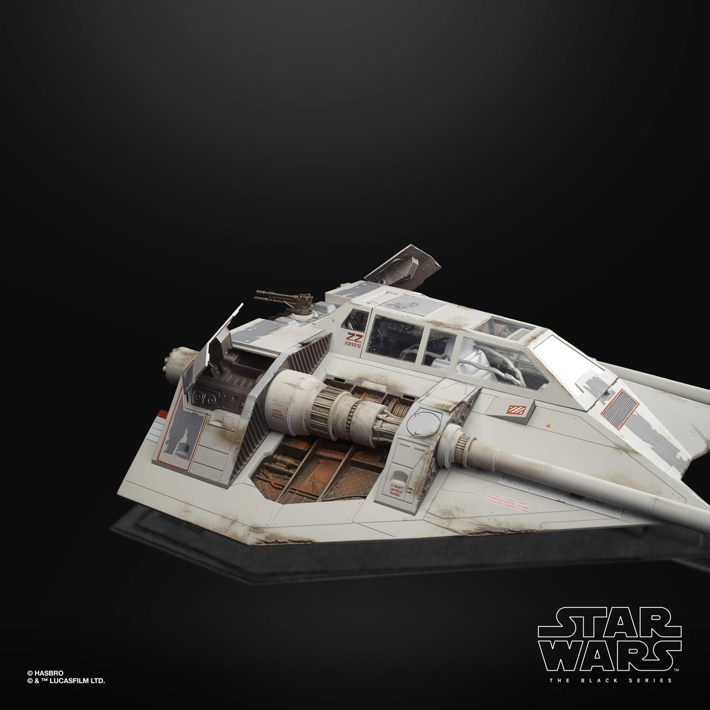 Star Wars The Black Series Snowspeeder Vehicle with Dak Ralter Figure 6 Inch Scale Star Wars: The Empire Strikes Back Collectible Toys