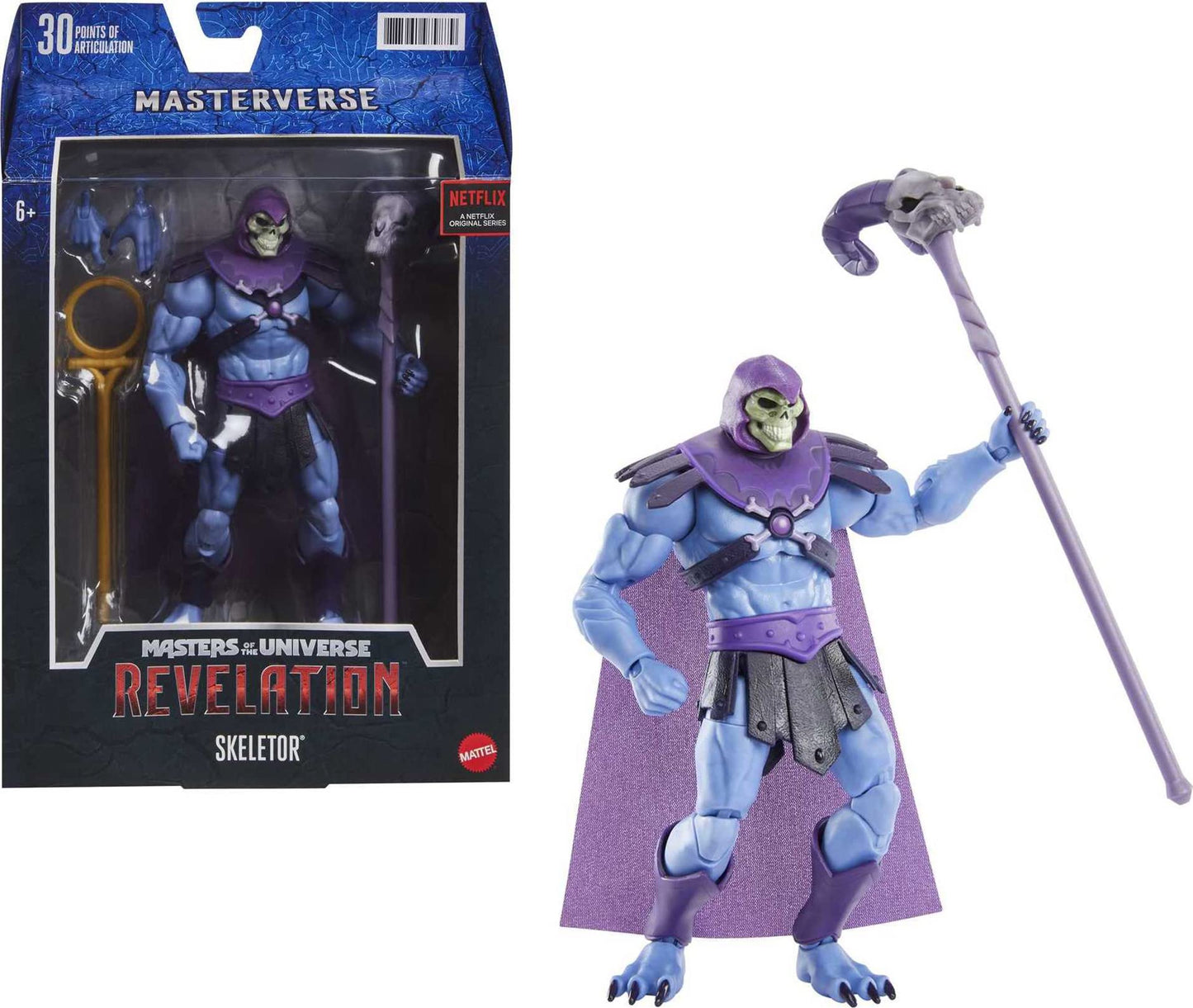 Masters of the Universe Masterverse Revelation Skeletor Classic Action Figure