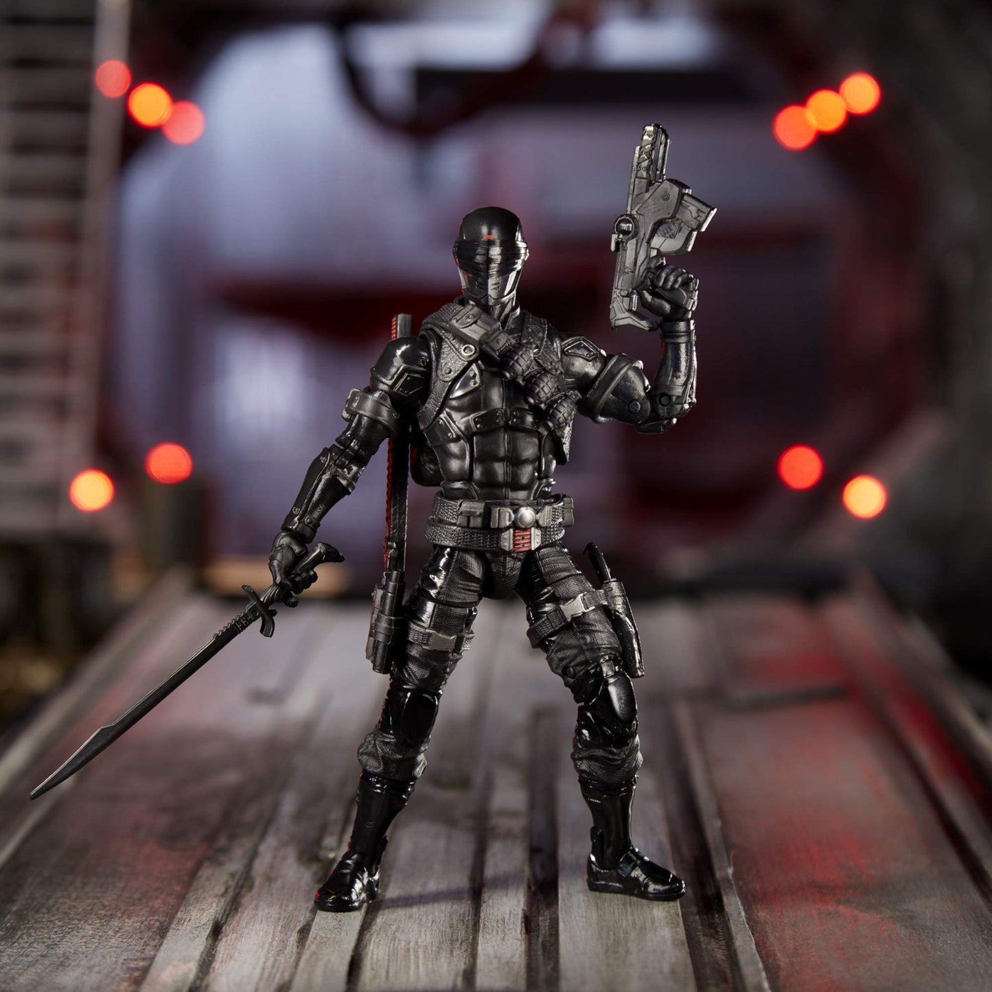 G.I. Joe Classified Series Snake Eyes Action Figure 02 Collectible Premium Toy with Multiple Accessories 6-Inch Scale with Custom Package Art
