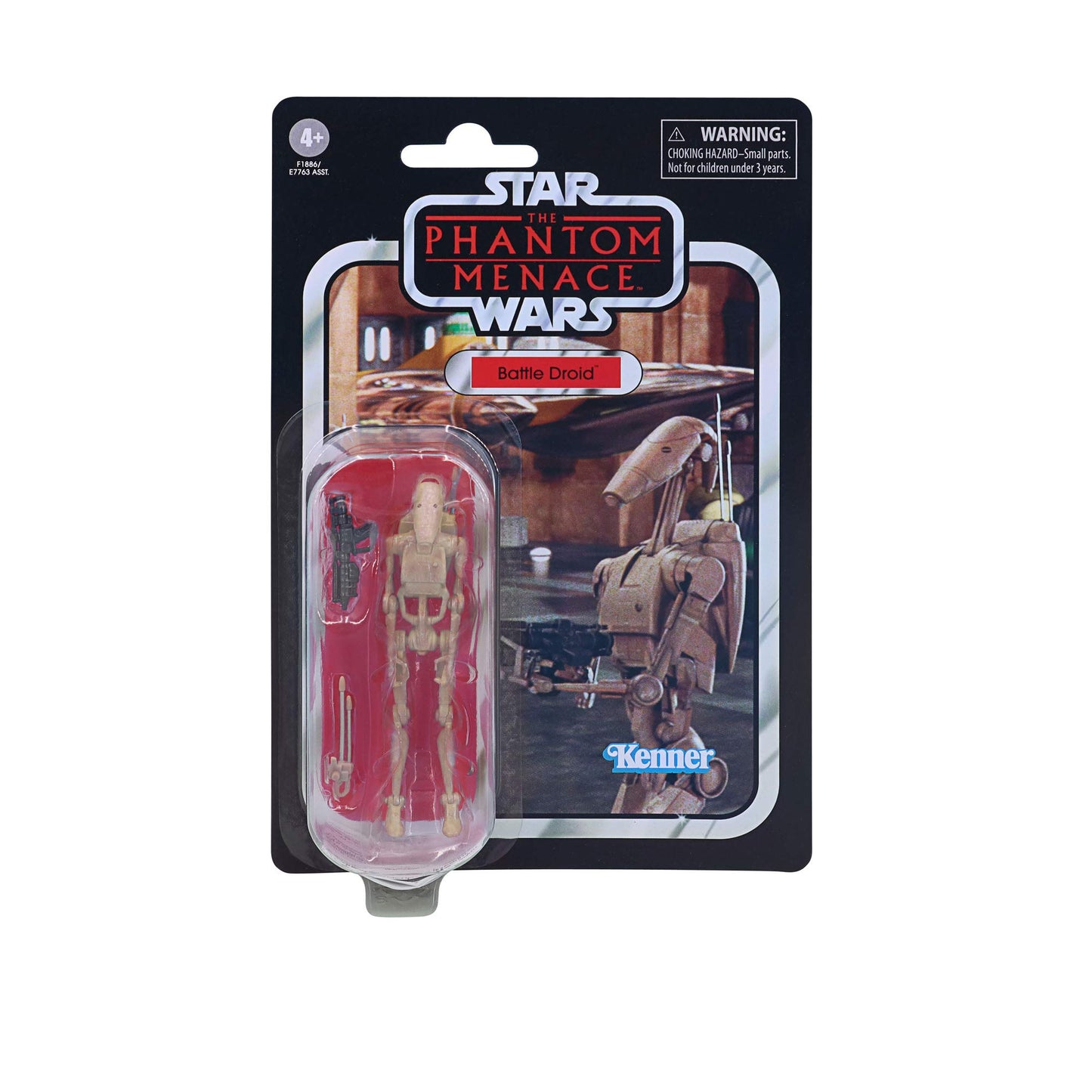 Star Wars The Vintage Collection Battle Droid Toy, 3.75-Inch-Scale Star Wars: The Phantom Menace Figure, Ages 4 and Up