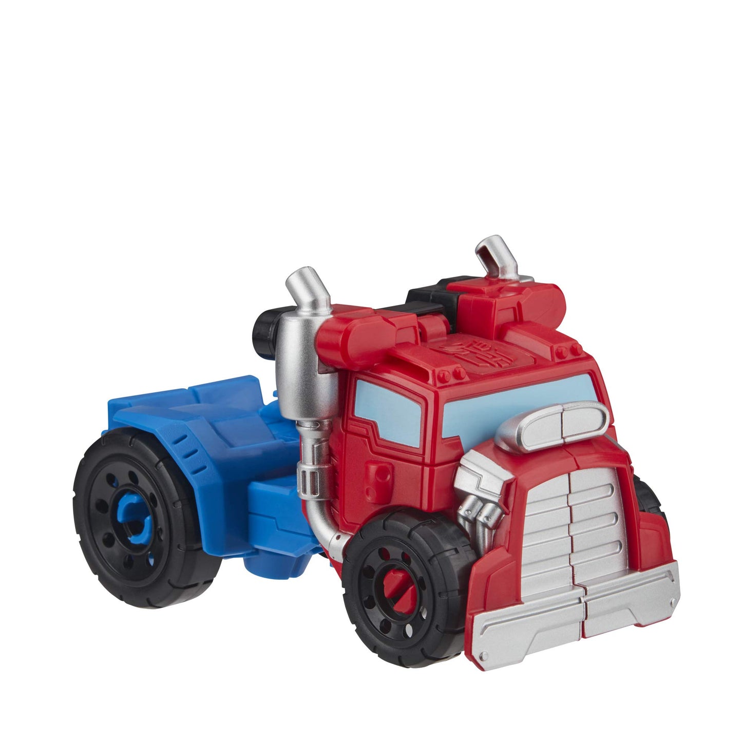 Hasbro Playskool Heroes Transformers Rescue Bots Academy Optimus Prime Converting Toy, 4.5-Inch Action Figure, Toys for Kids Ages 3 and Up