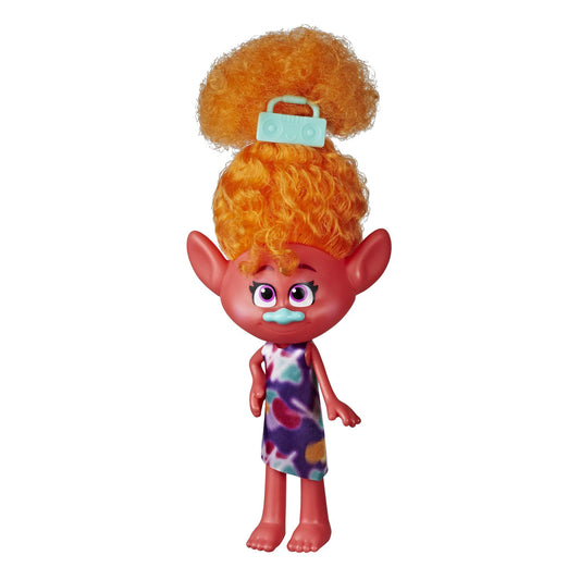 DreamWorks Trolls Stylin' DJ Suki Fashion Doll with Removable Dress and Hair Accessory, Inspired by Trolls World Tour, Girls 4 Years and Up