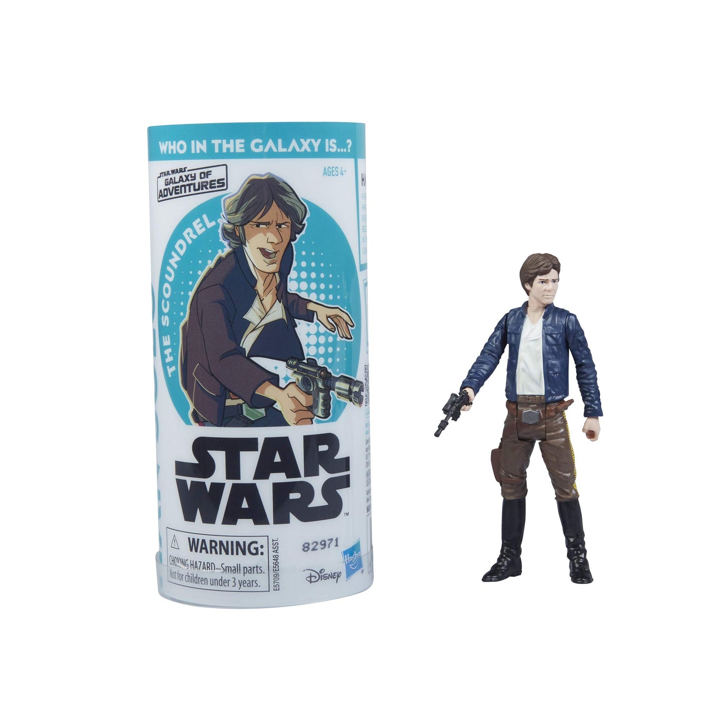 Hasbro E57099530 Star Wars Galaxy of Adventures Han Solo