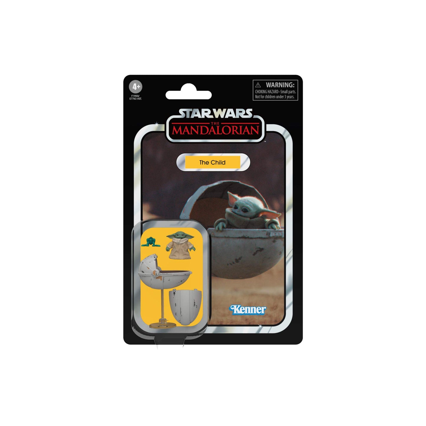 Star Wars The Vintage Collection The Child with Pram Toy, 3.75-inch-Scale The Mandalorian Action Figure, Toys for Kids Ages 4 and Up