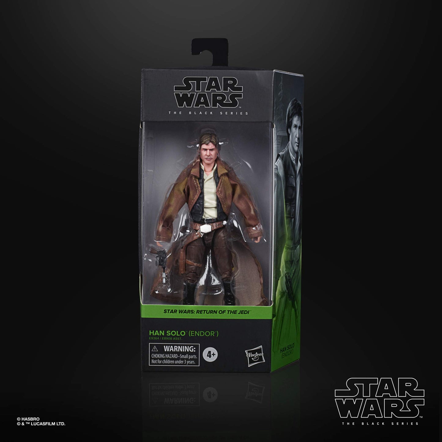 Star Wars The Black Series Han Solo (Endor) Toy 6-Inch Scale Star Wars: Return of The Jedi Collectible Action Figure, Kids Ages 4 and Up