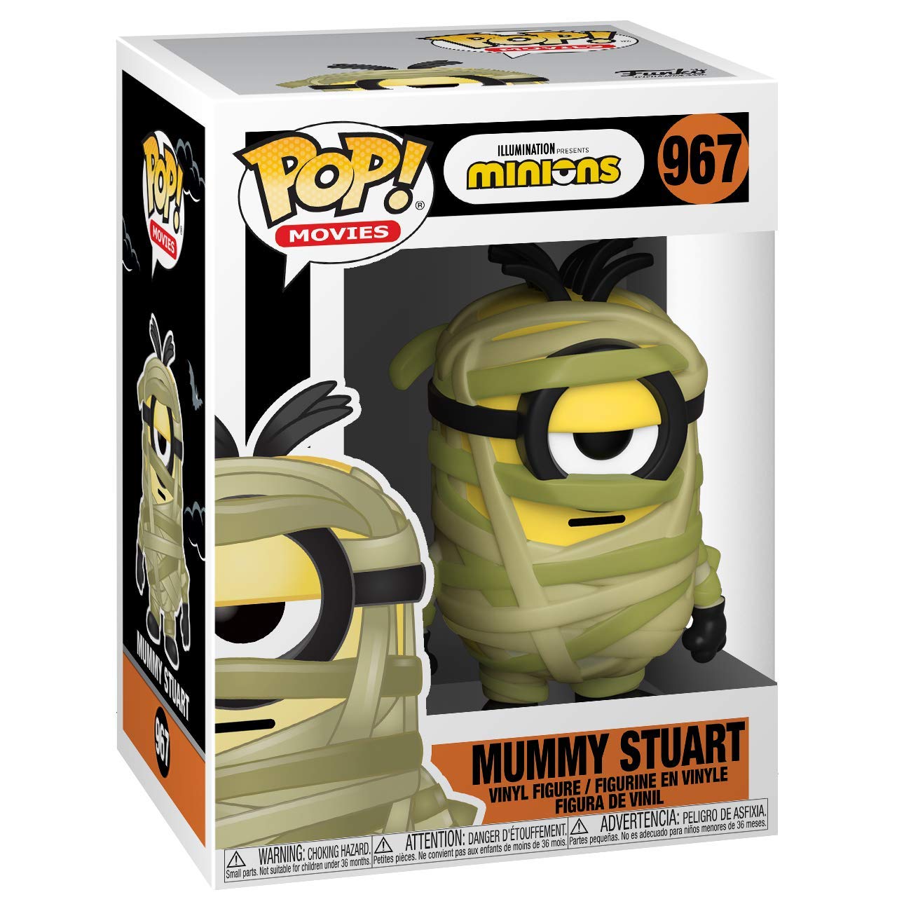 Funko Pop! Movies: Minions - Mummy Stuart, Multicolor