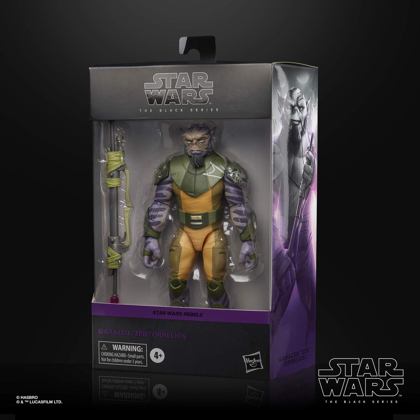 Star Wars The Black Series Garazeb "Zeb" Orrelios Toy 6-Inch-Scale Star Wars Rebels Collectible Deluxe Action Figure, Kids Ages 4 and Up