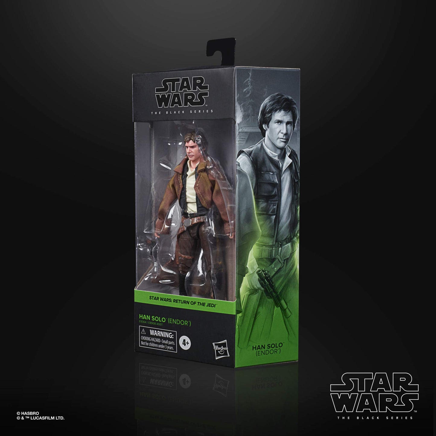 Star Wars The Black Series Han Solo (Endor) Toy 6-Inch Scale Star Wars: Return of The Jedi Collectible Action Figure, Kids Ages 4 and Up