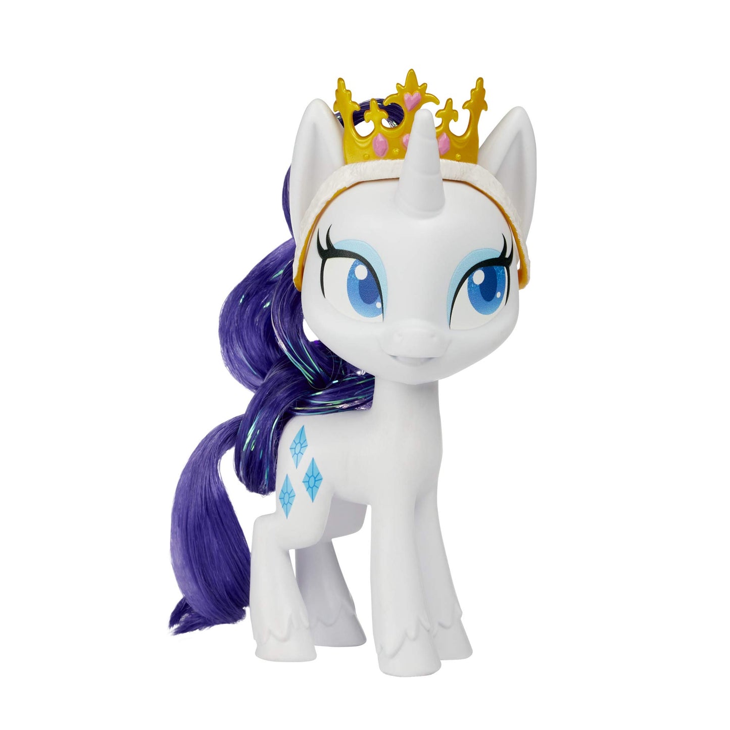 My Little Pony Rarity Potion Dress Up Figure -- 5-Inch White Pony Toy with Dress-Up Fashion Accessories, Brushable Hair and Comb